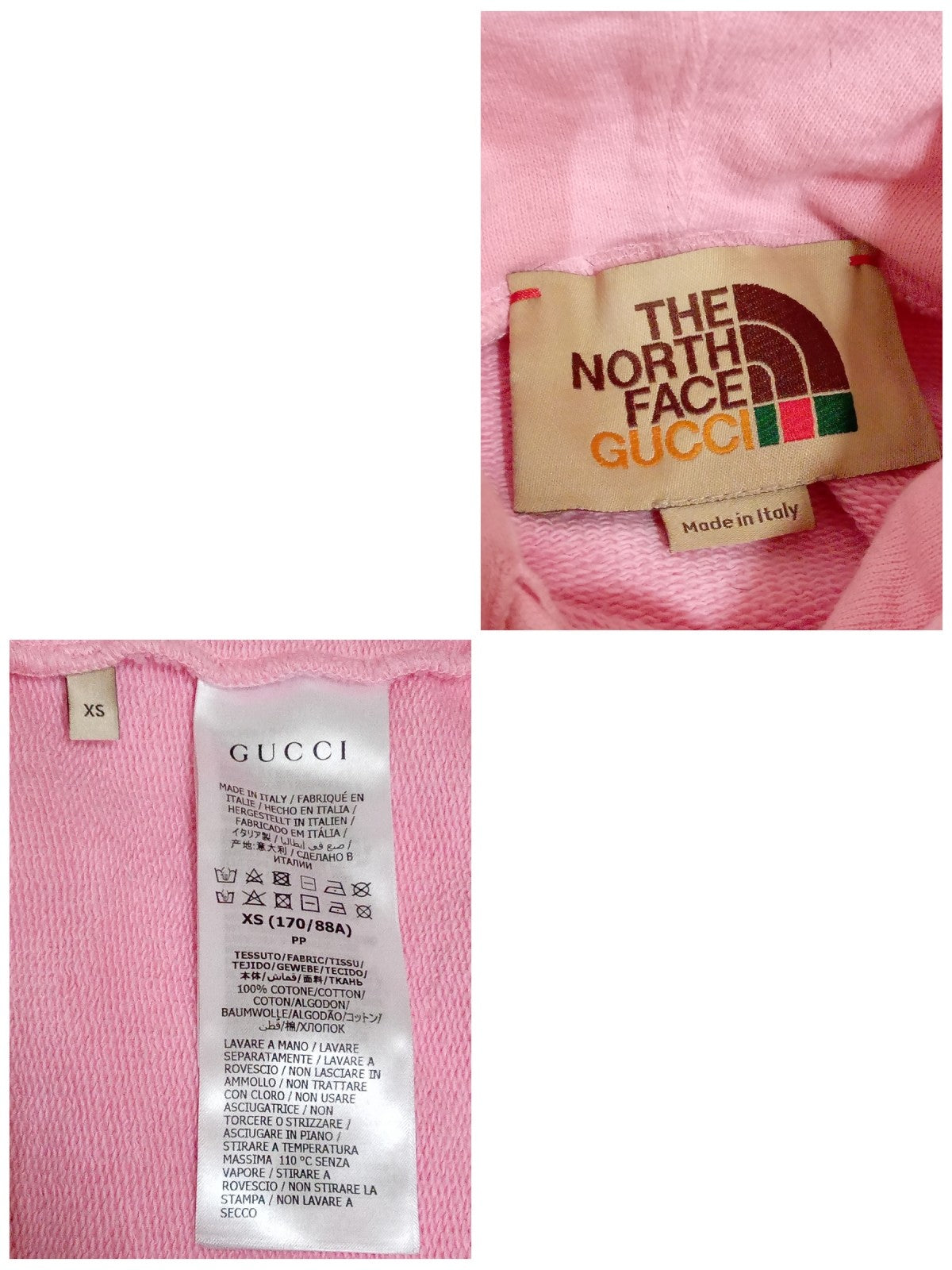GUCCI×THE NORTH FACE フーディー パーカー XS