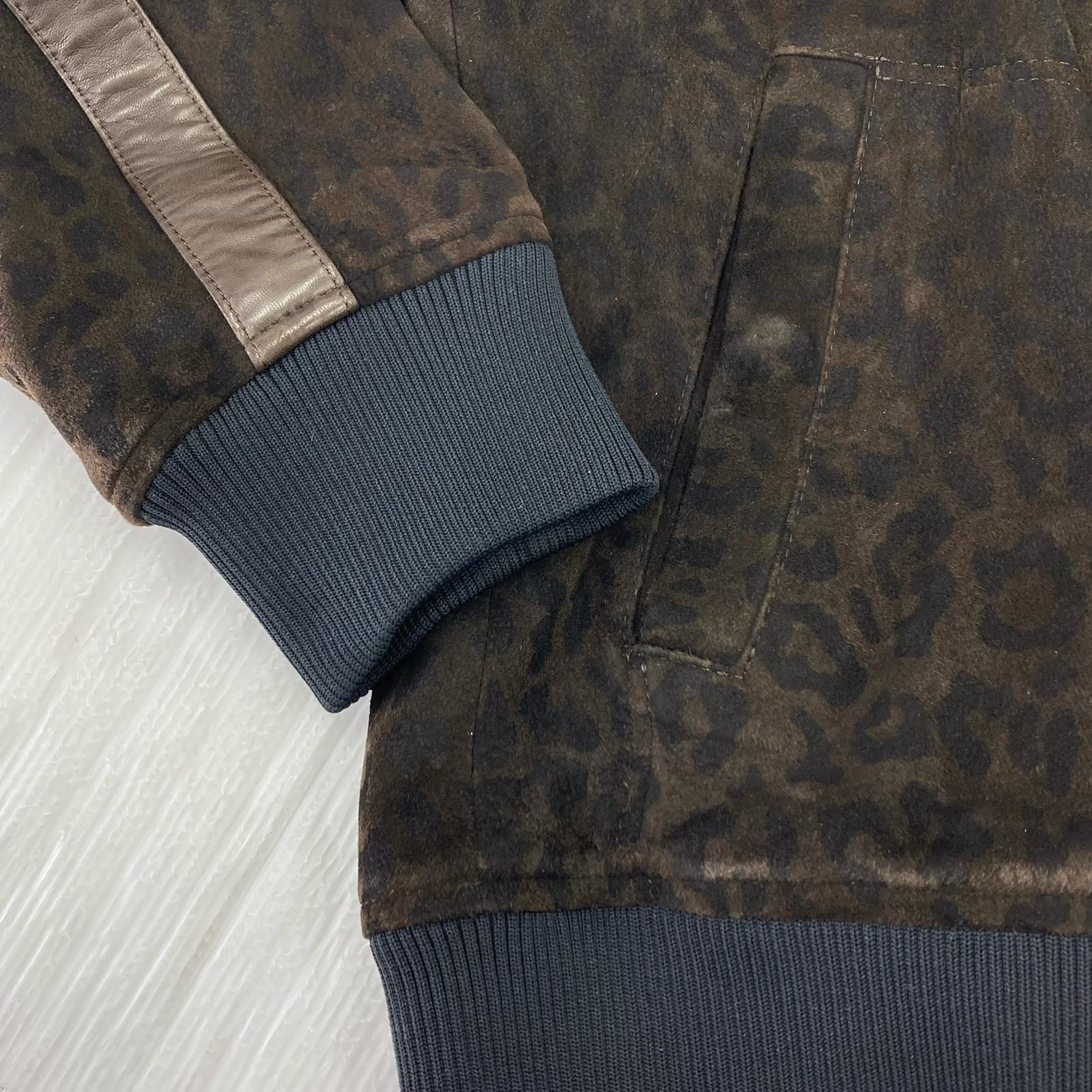 ジャケット SUEDE LEOPARD BLOUSON 4 ブラウン