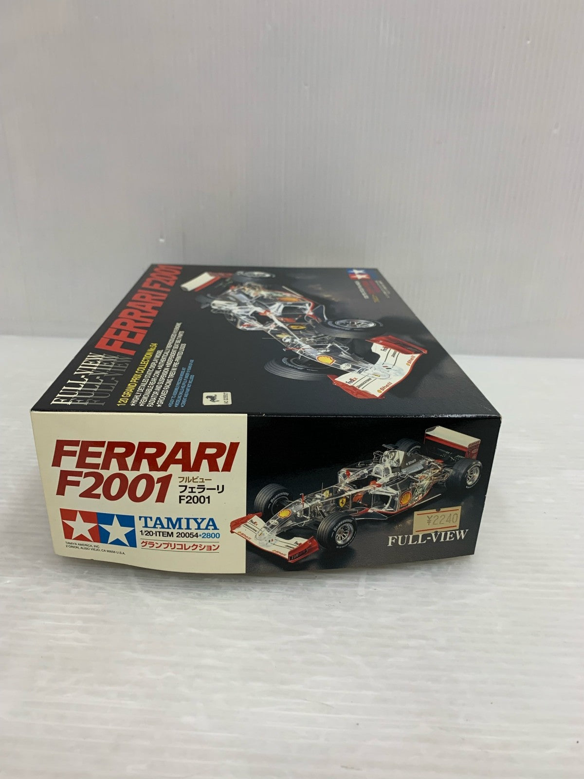 タミヤ1/20フルビューフェラーリF2001 カープラモ・ミニ四駆