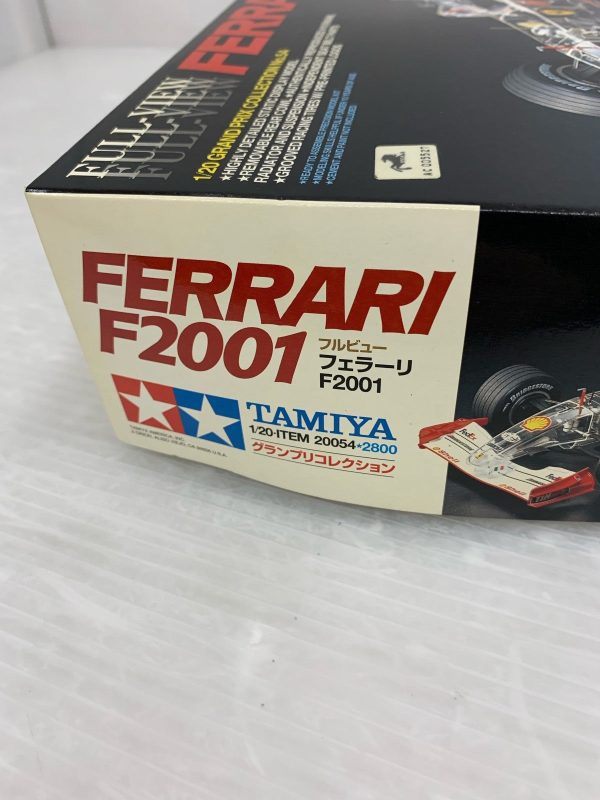 タミヤ1/20フルビューフェラーリF2001 カープラモ・ミニ四駆