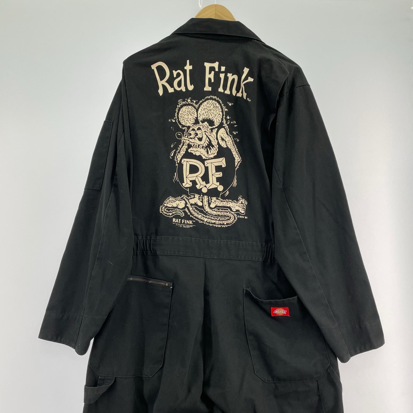 オーバーオール RAT FINK 黒 ブラック