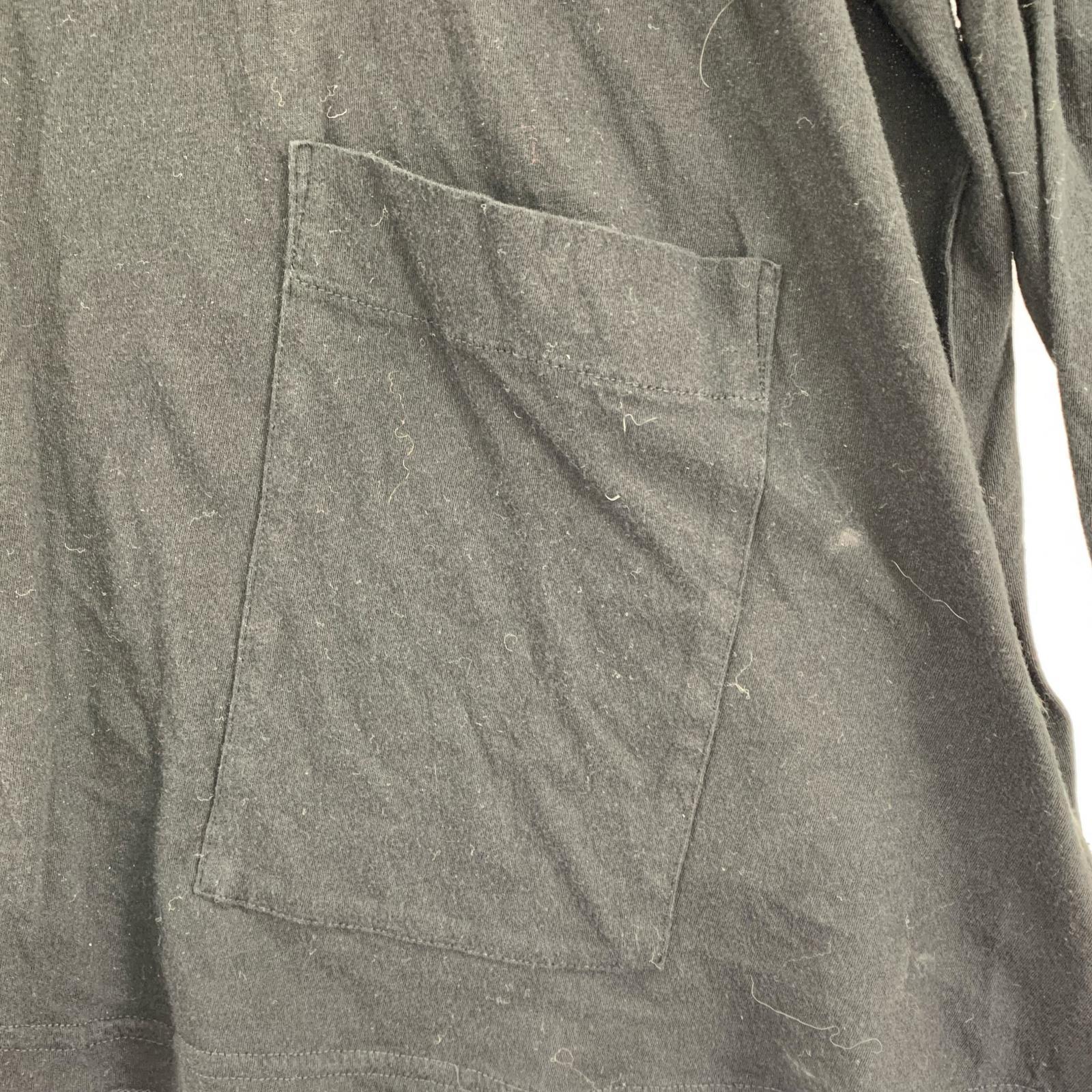 長袖Tシャツ 25SS Languid7分袖カットソー 2 黒
