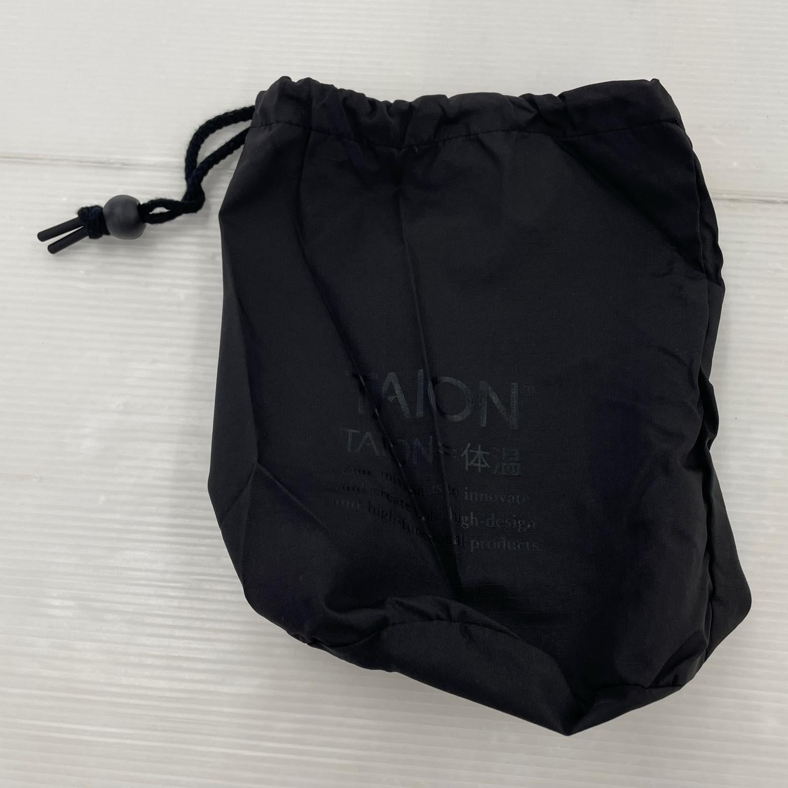 ダウンジャケット TAION-CR22ML+001ZML-1 S ブラック