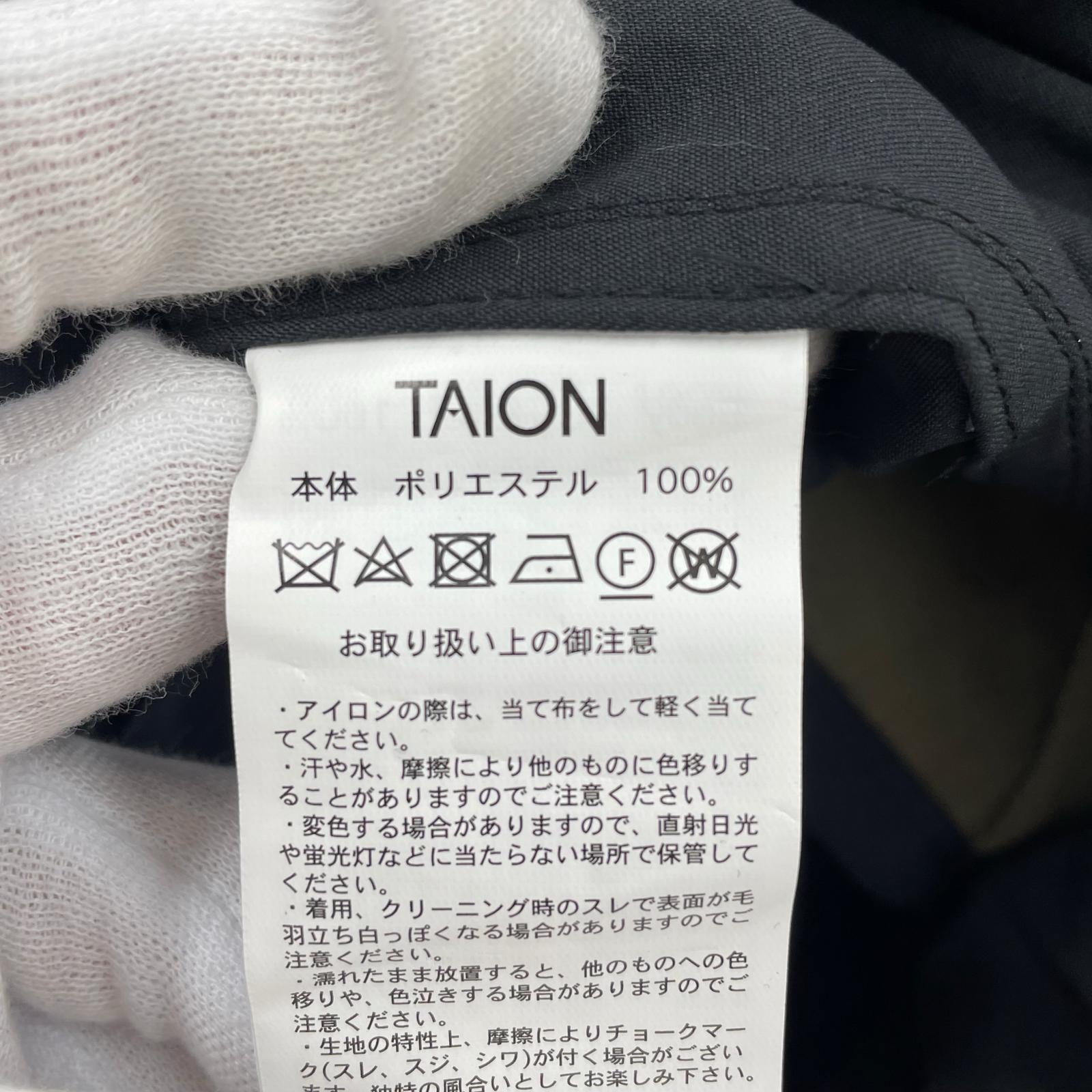 ダウンジャケット TAION-CR22ML+001ZML-1 S ブラック