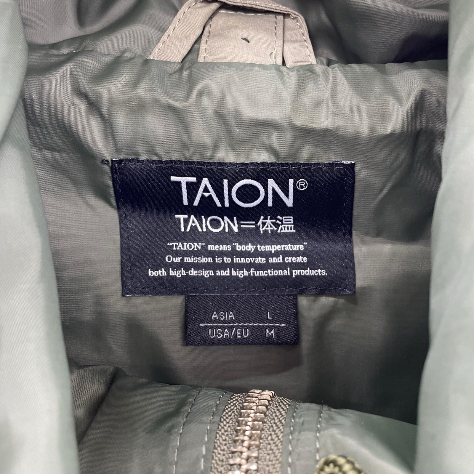 マウンテンパーカー TAION クラシックマウンテンパーカ L グリーン