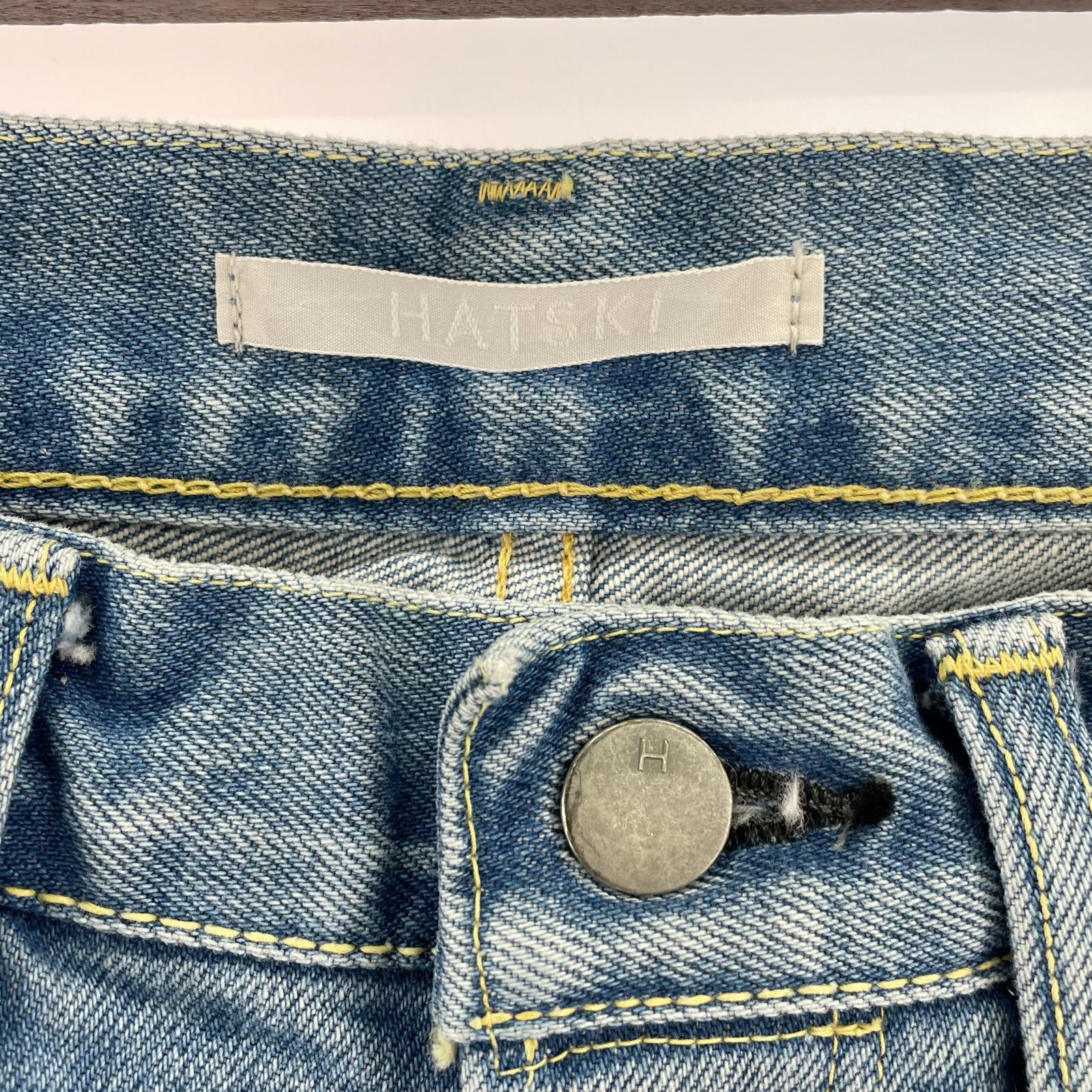 デニムパンツ HATSKI/Loose Tapered Denim/HTK-22001 1 ブルー