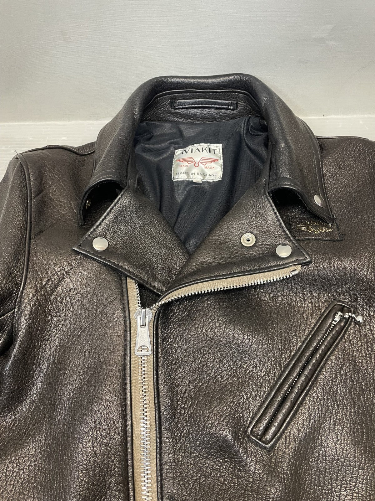 ジャケット Lewis Leathers ×REAL McCOY サイクロン ディアスキン ダブルライダース