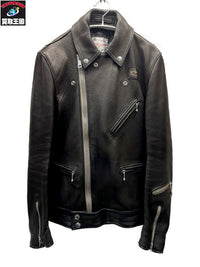 ジャケット Lewis Leathers ×REAL McCOY サイクロン ディアスキン ダブルライダース