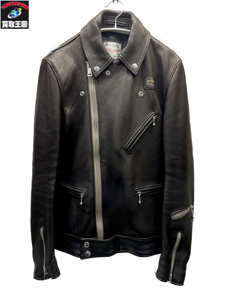 ジャケット Lewis Leathers ×REAL McCOY サイクロン ディアスキン ダブルライダース