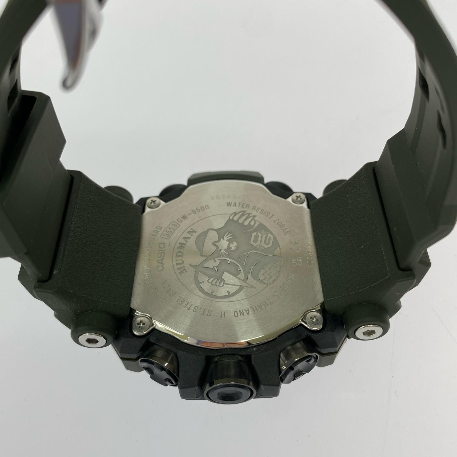 腕時計 GW-9500 MUDMAN 電波ソーラー カーキ