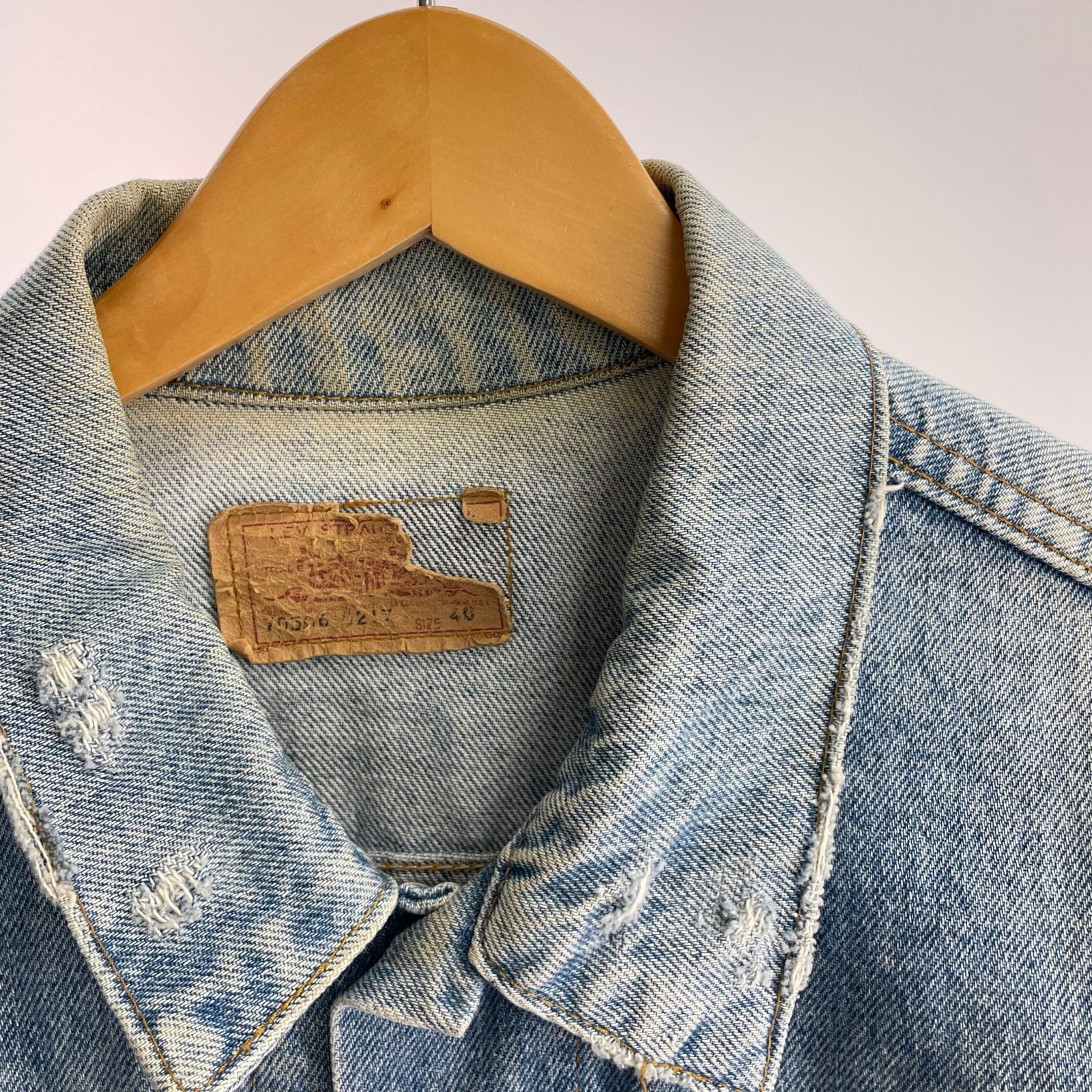 デニムジャケット 90s USA製 70506-0217 527刻印 (40) 40 ブルー