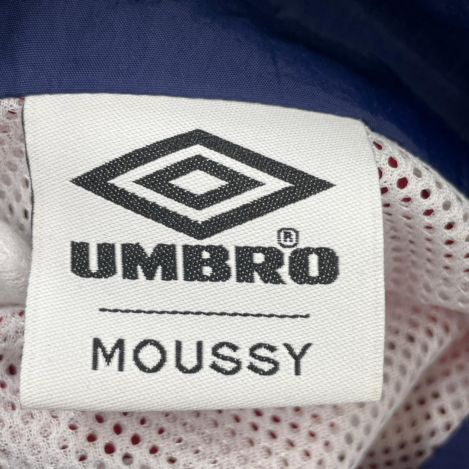 マウンテンパーカー MOUSSY×UMBRO レッド フリー