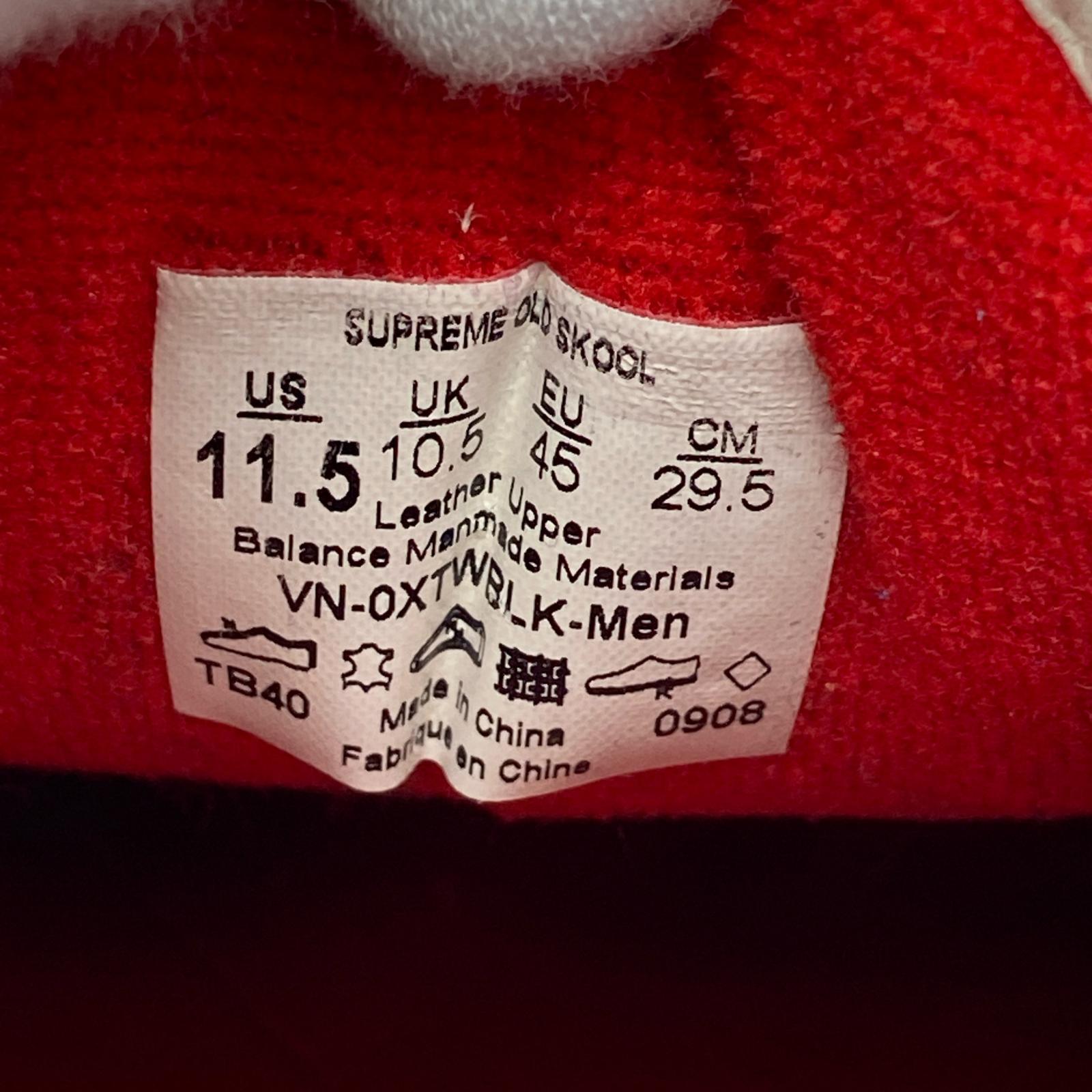 スニーカー SUPREME OLDSCOOL マイクロチェック(29.5) 29.5cm (US11 1/2 UK11 EU49)