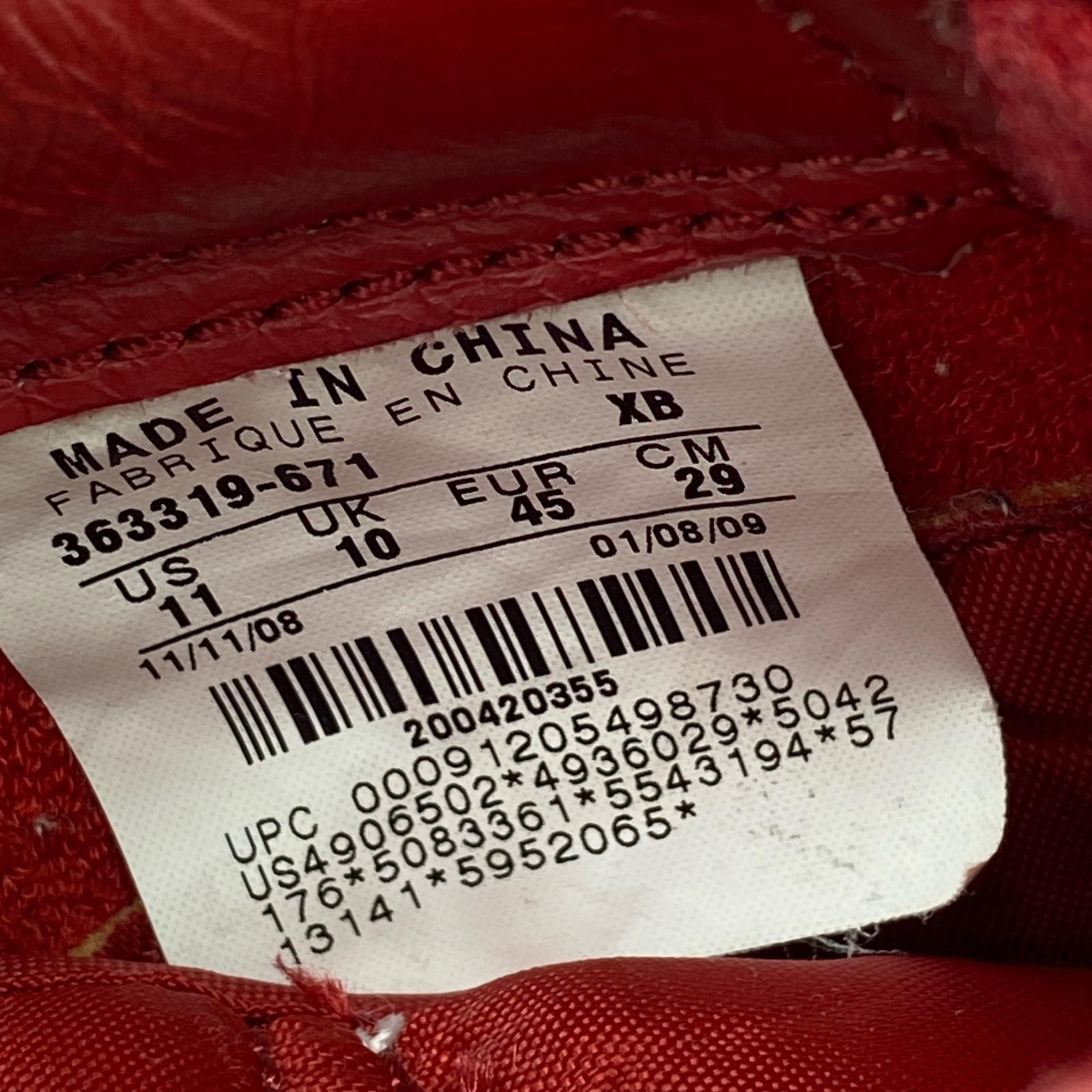 スニーカー 363319-671 Supreme ZOOM BRUIN RED 29cm (US11 UK10 1/2 EU48) レッド