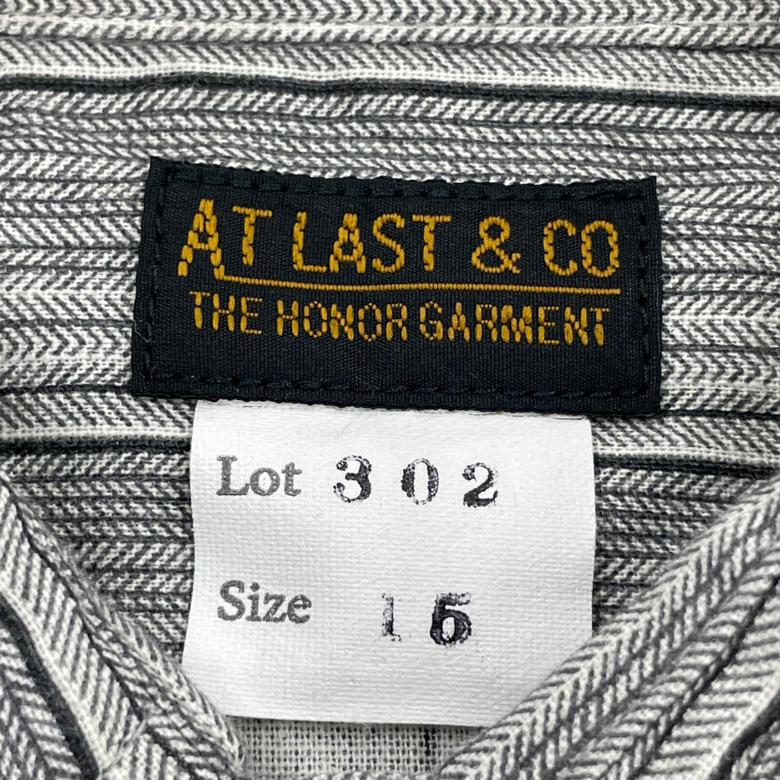 長袖シャツ Atlast&Co Lot302 L/S シャツ グレー