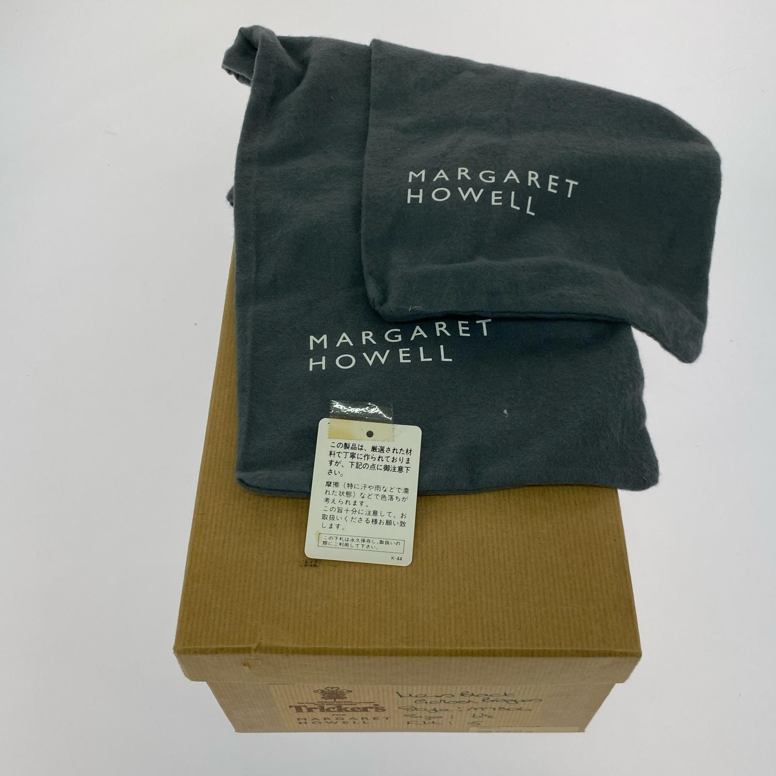 シューズ MARGARET HOWELL ウィングチップ レザーシューズ 黒 ブラック