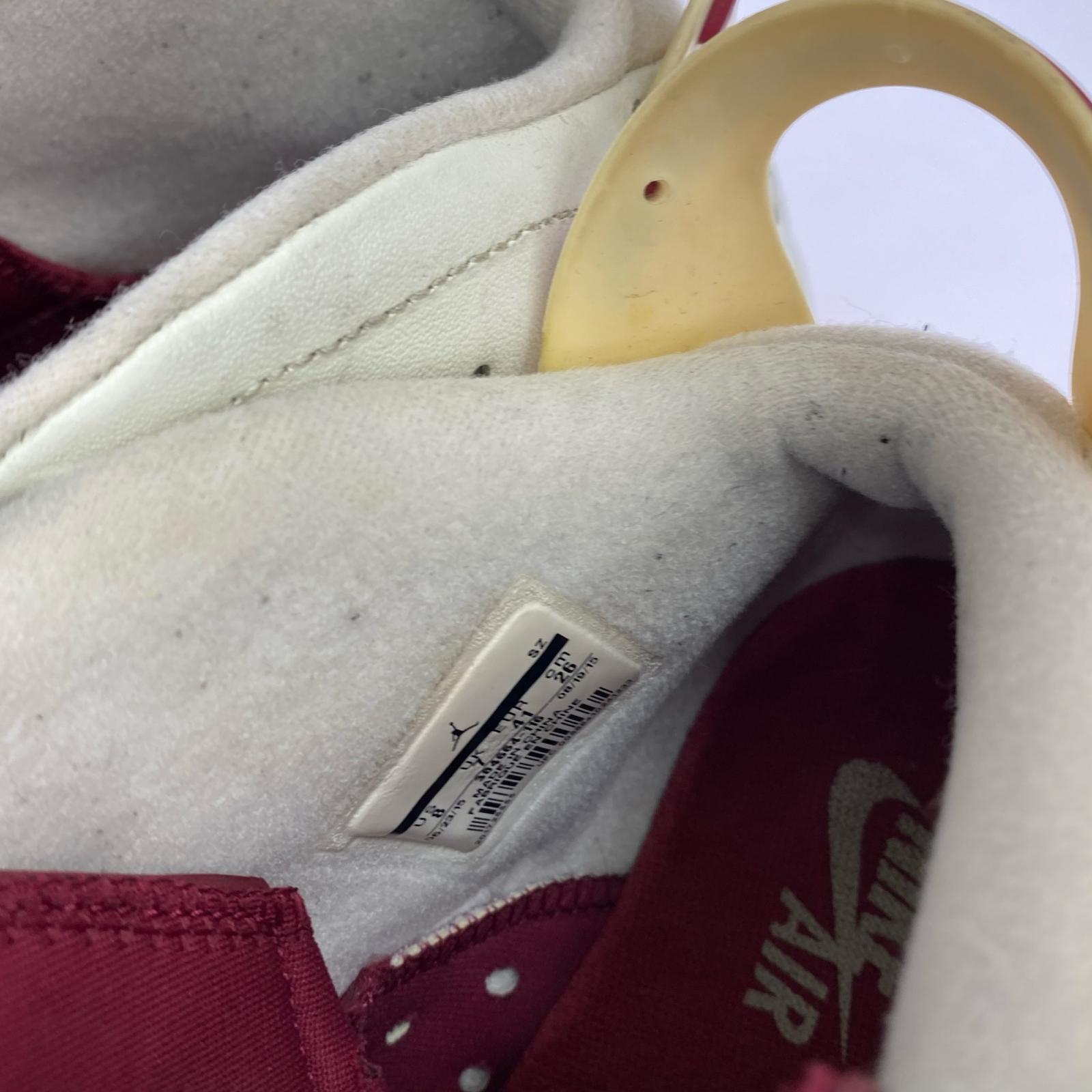 スニーカー Air Jordan 6 Retro Maroon 26.0cm 26cm (US8 UK7 1/2 EU42) ホワイト