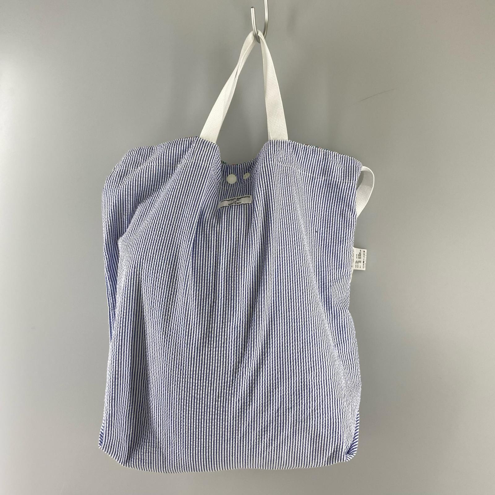 ショルダーバッグ ×BEAMS BOY シアサッカーショルダーバッグ ブルー