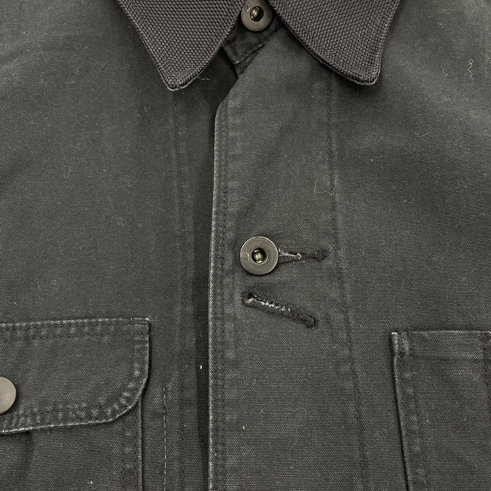 ジャケット 03年 コットンツイルカバーオール 黒 M M ブラック