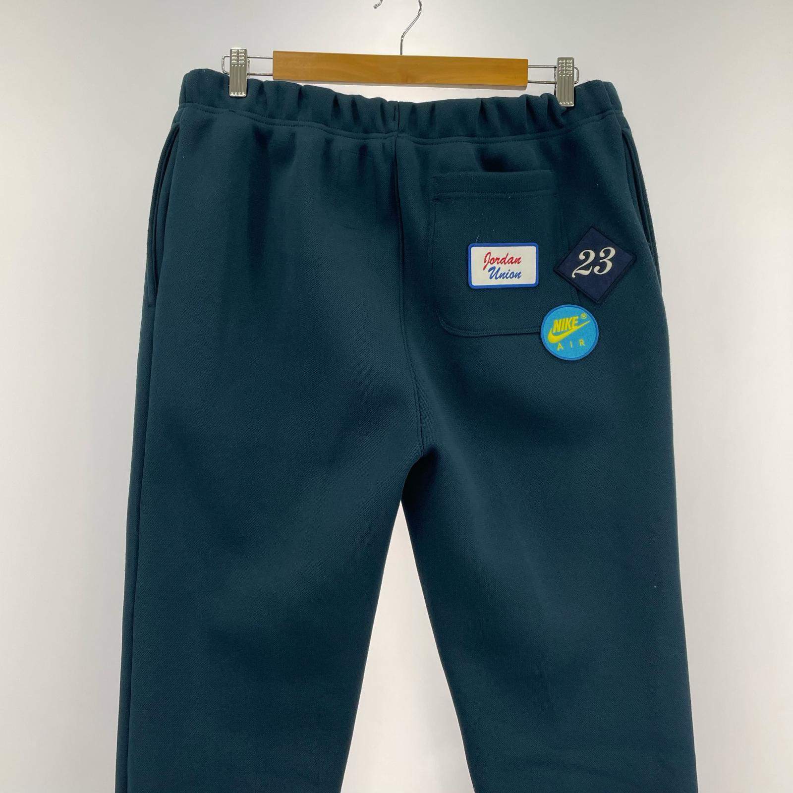 パンツ ×UNION JORDAN LEISURE PANTS IRON STONE L グリーン