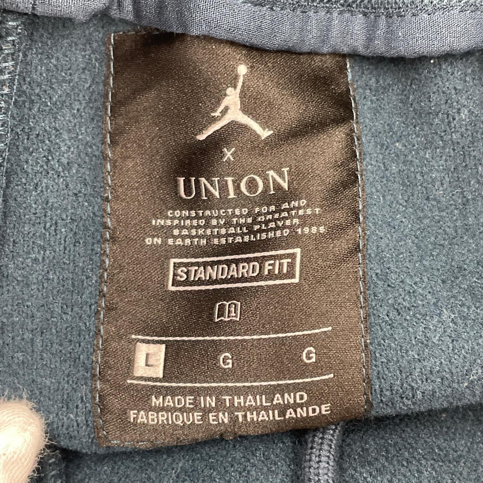 パンツ ×UNION JORDAN LEISURE PANTS IRON STONE L グリーン