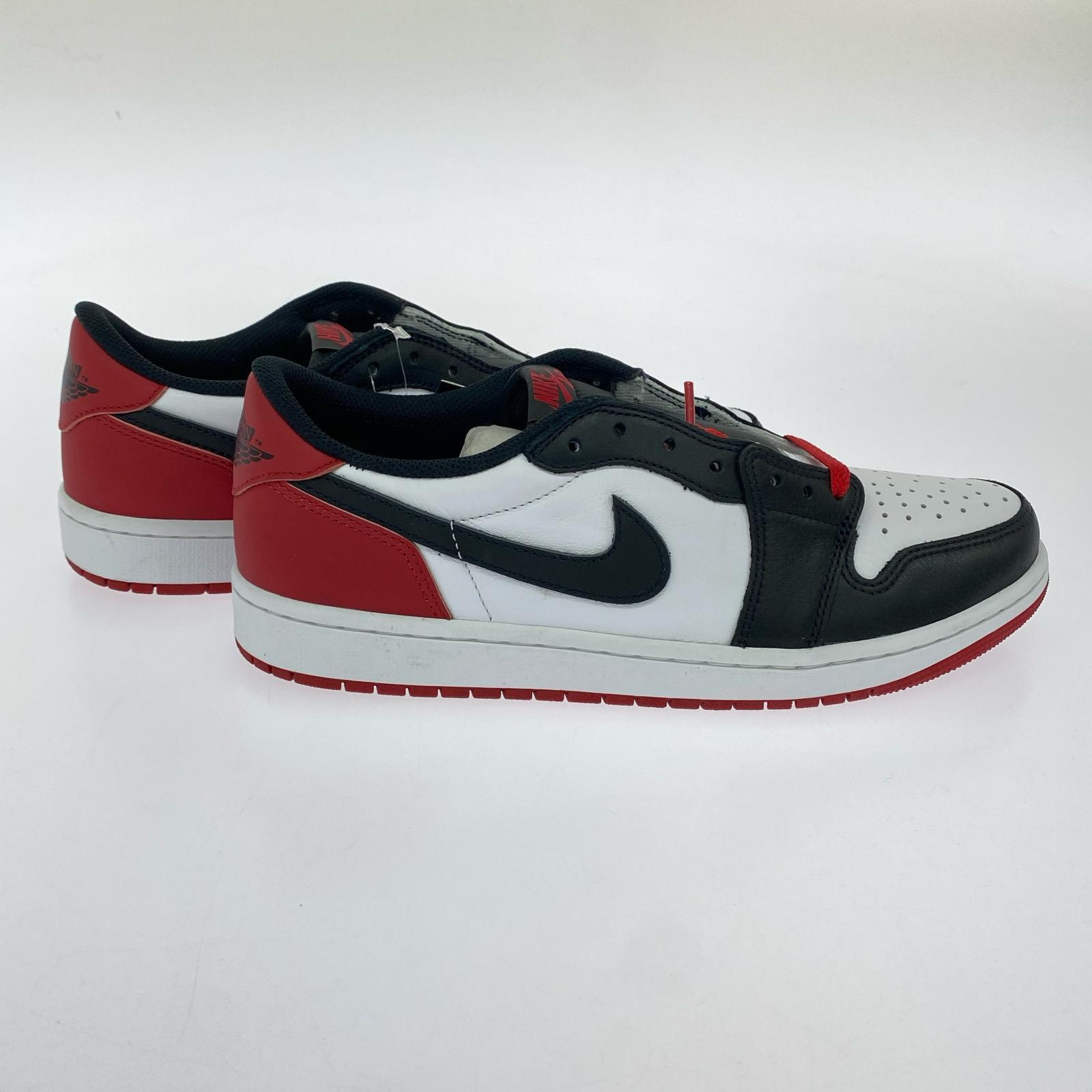 スニーカー AJ1 Retro Low Black Toe 27.5㎝ CZ0790-106 27.5cm (US9 1/2 UK9 EU45)