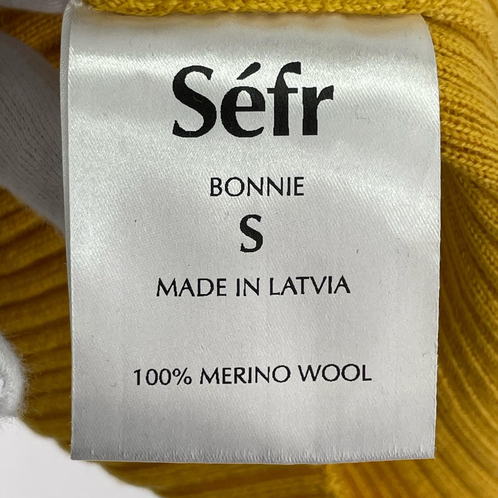 ニット Sefr 黄 S イエロー