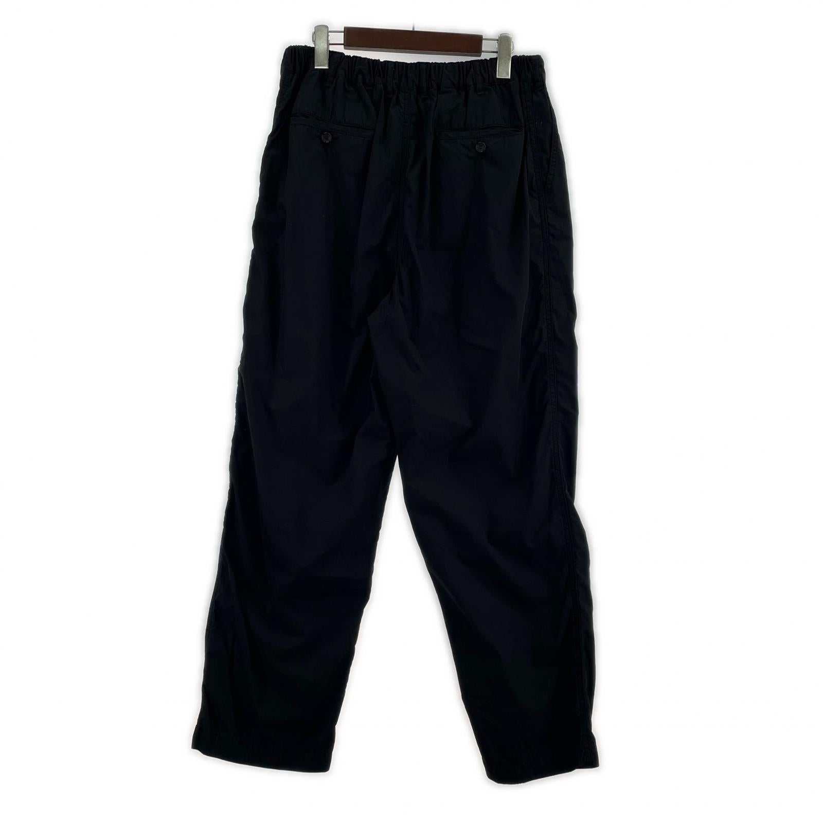 パンツ Garment Dyed Poplin Tapered Slacks (F) フリー ブラック