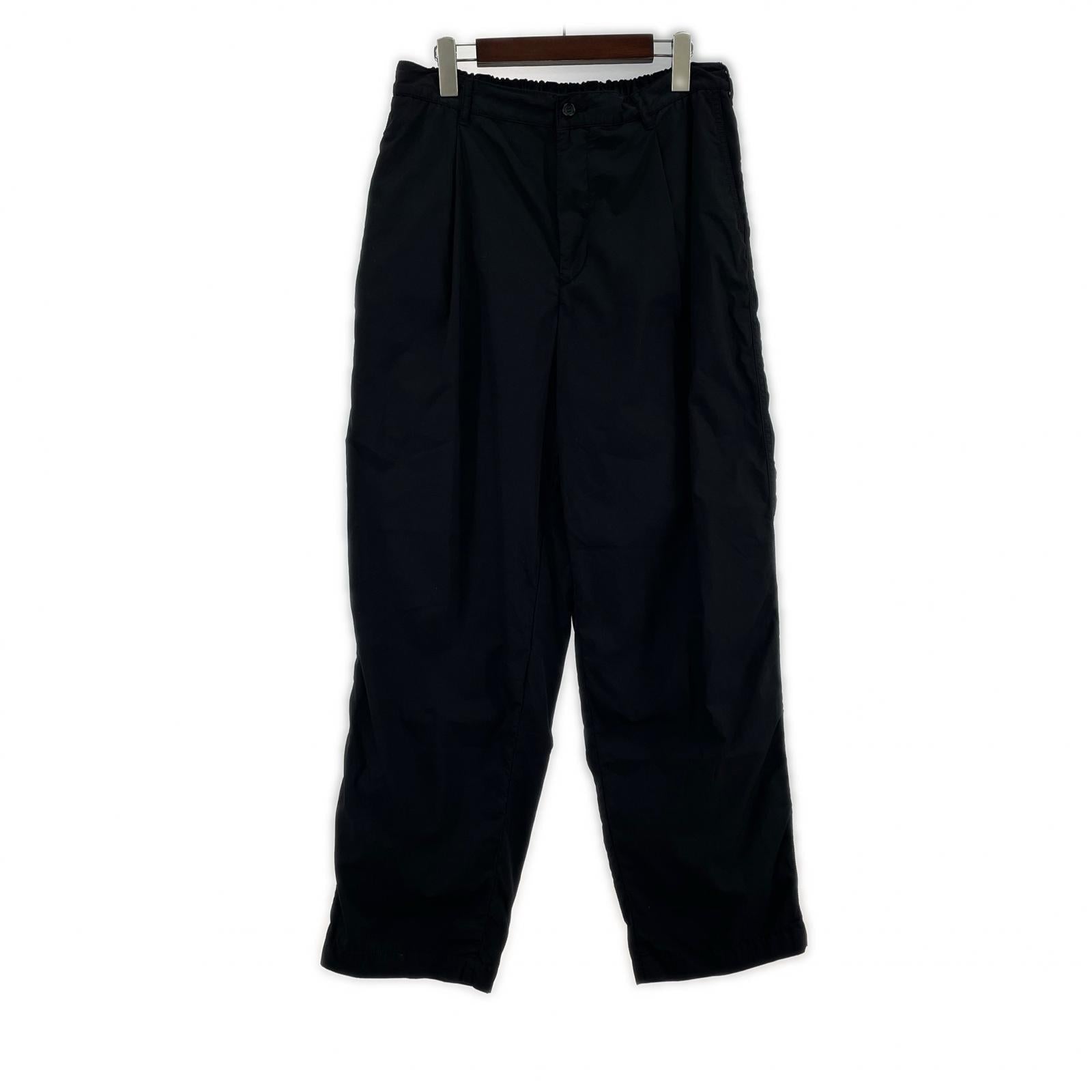 パンツ Garment Dyed Poplin Tapered Slacks (F) フリー ブラック