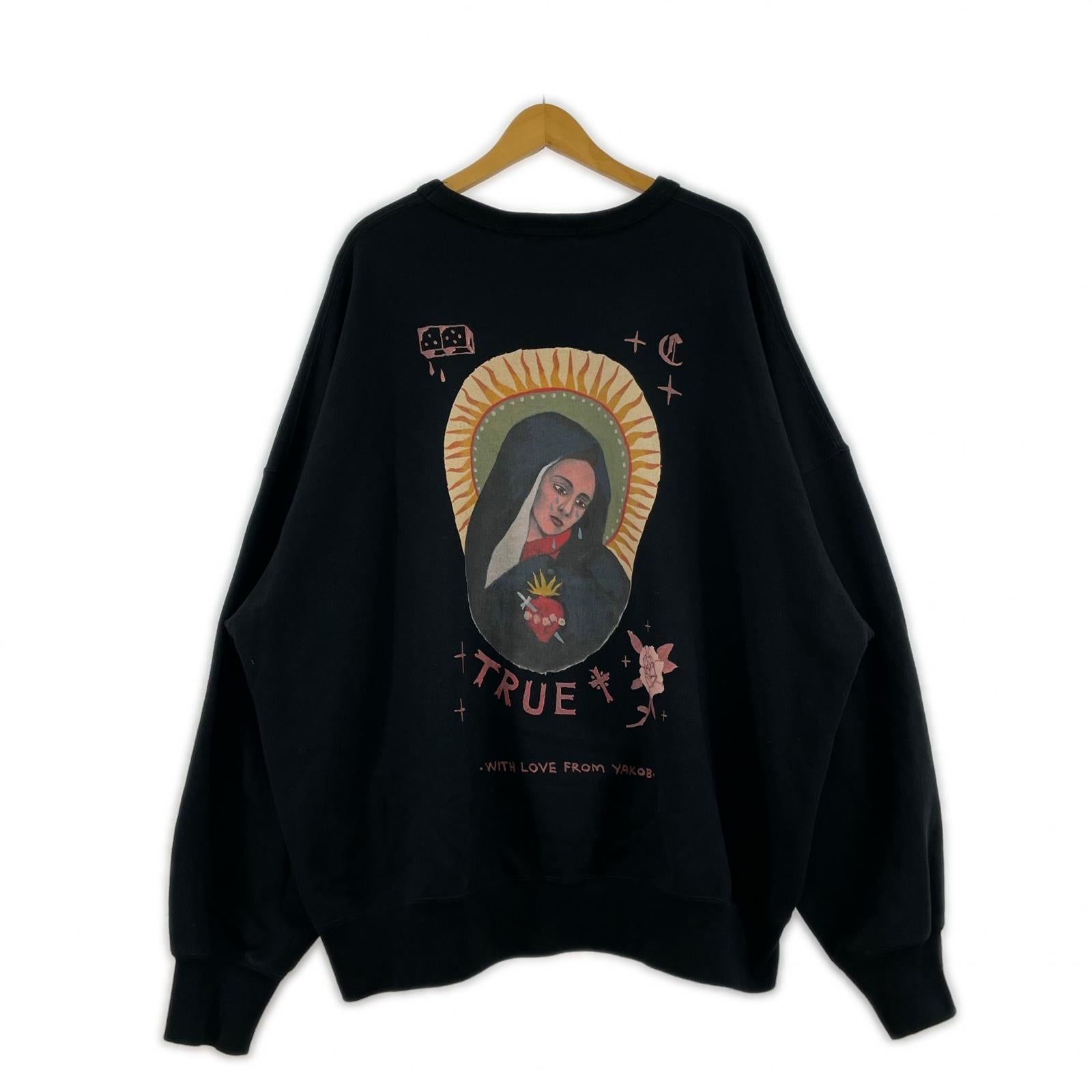 スウェット 23AW Open End Yarn Sweat Crew (MARY) XL ブラック