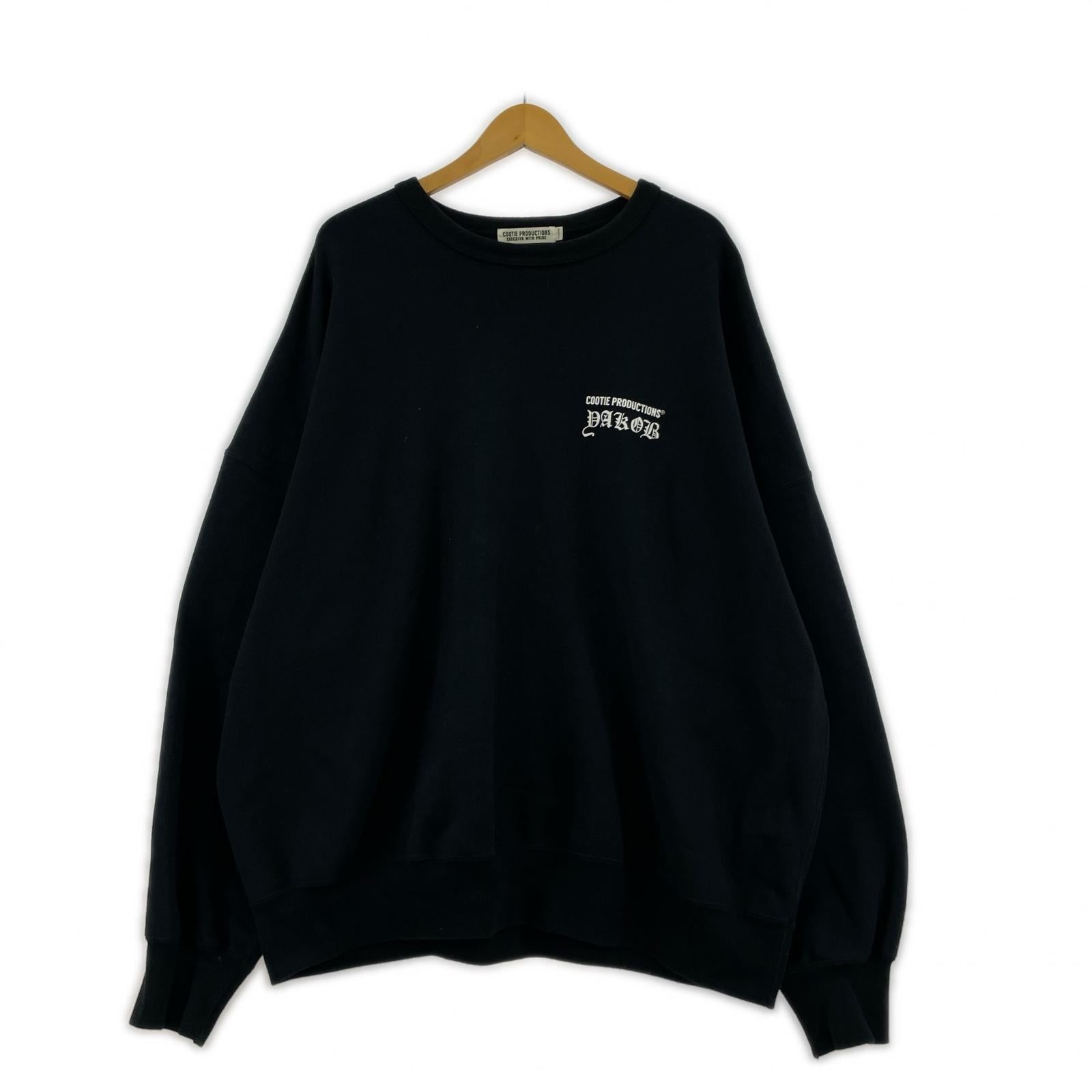 スウェット 23AW Open End Yarn Sweat Crew (MARY) XL ブラック