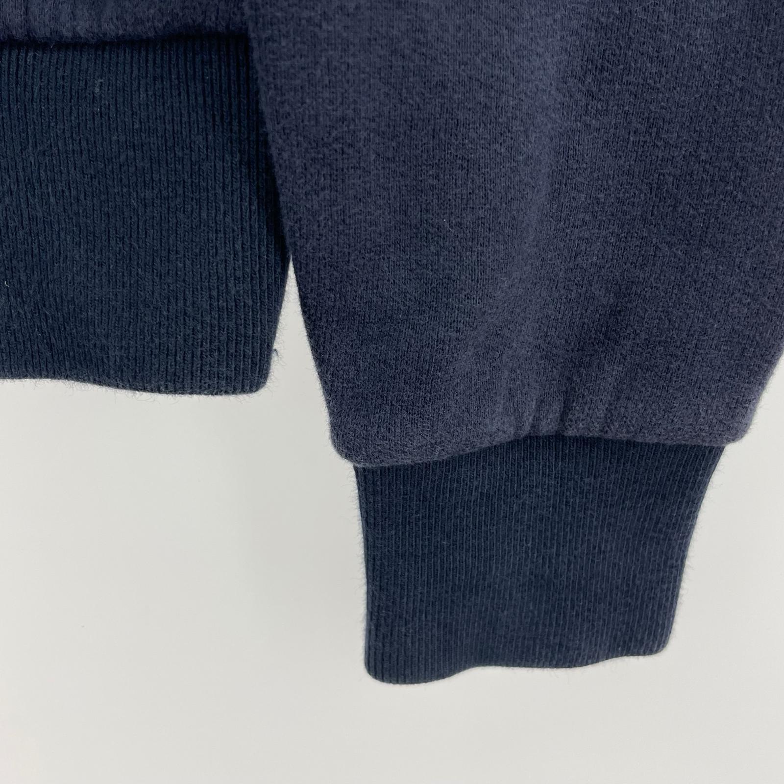 ニット MAGLIA GIROCOLLO スキースウェット 紺 S ネイビー