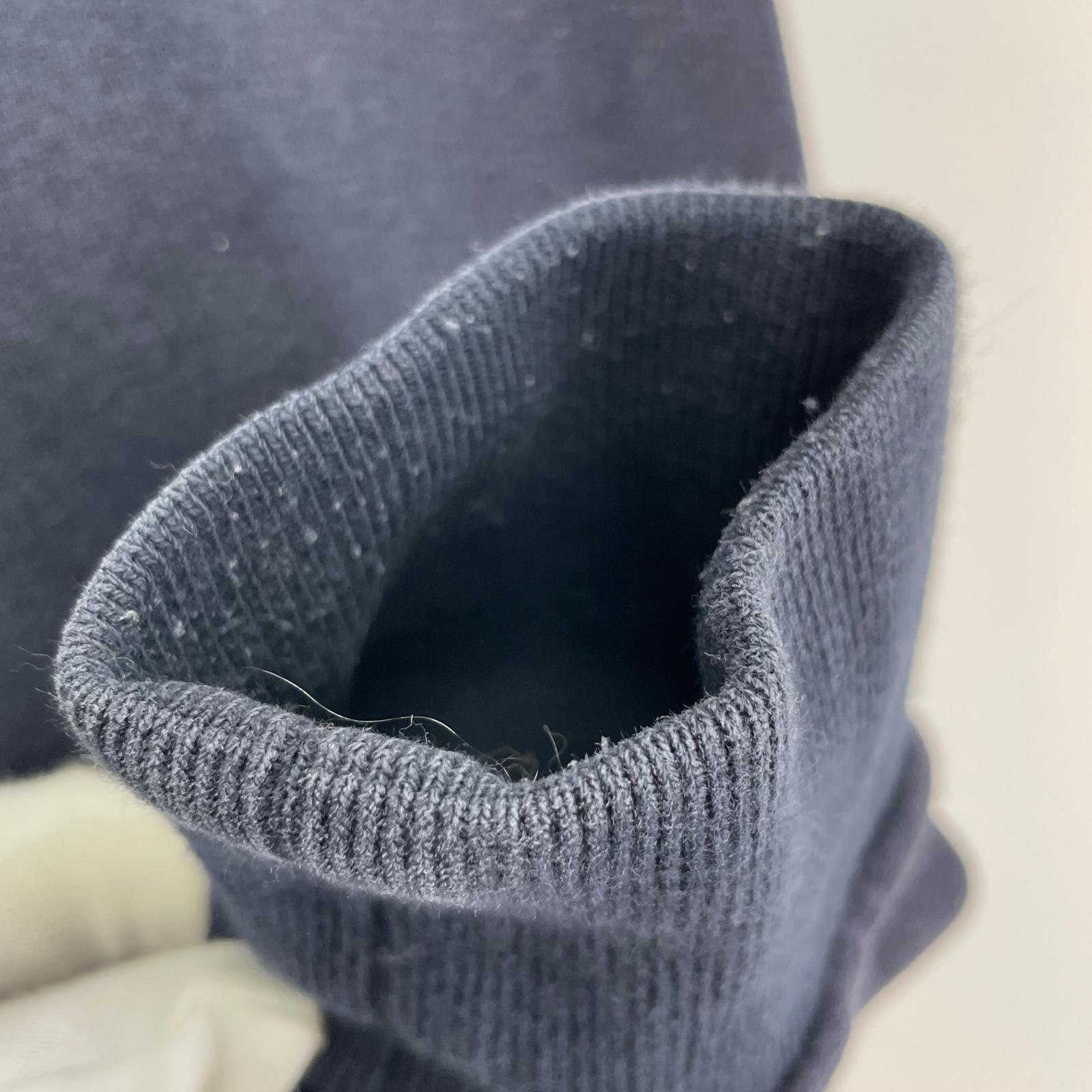 ニット MAGLIA GIROCOLLO スキースウェット 紺 S ネイビー