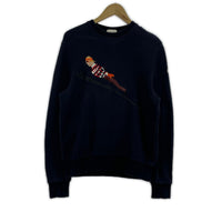 ニット MAGLIA GIROCOLLO スキースウェット 紺 S ネイビー