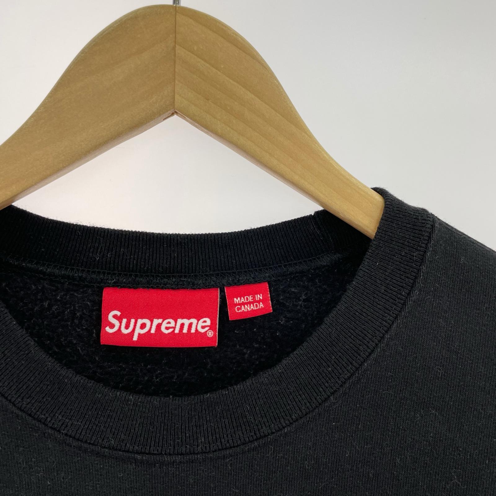 スウェット Supreme 23AW NYC Crewneck ロゴプリントスウェット M 黒 M ブラック