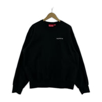 スウェット Supreme 23AW NYC Crewneck ロゴプリントスウェット M 黒 M ブラック
