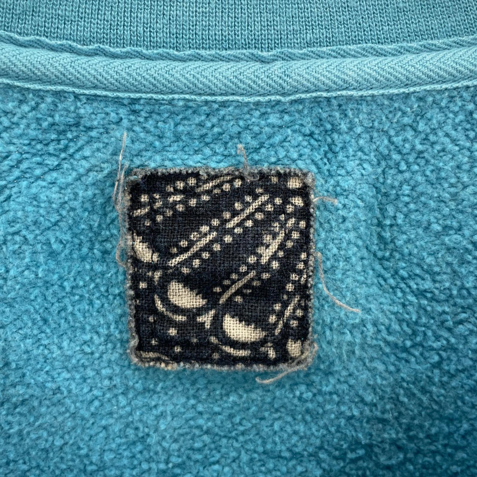長袖Tシャツ JUMBO SB SWEAT 3/4 DMGD BLU (3)