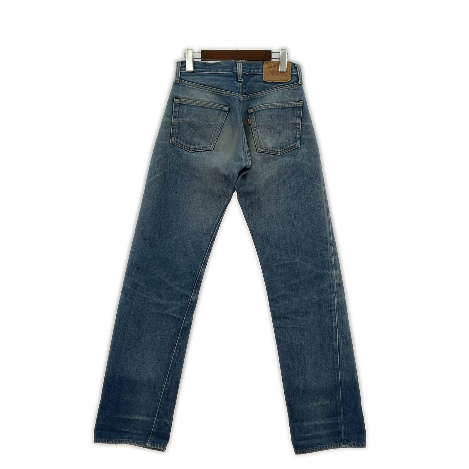 デニムパンツ 80s 501 ボタン裏524 黒カン W29 28 ブルー