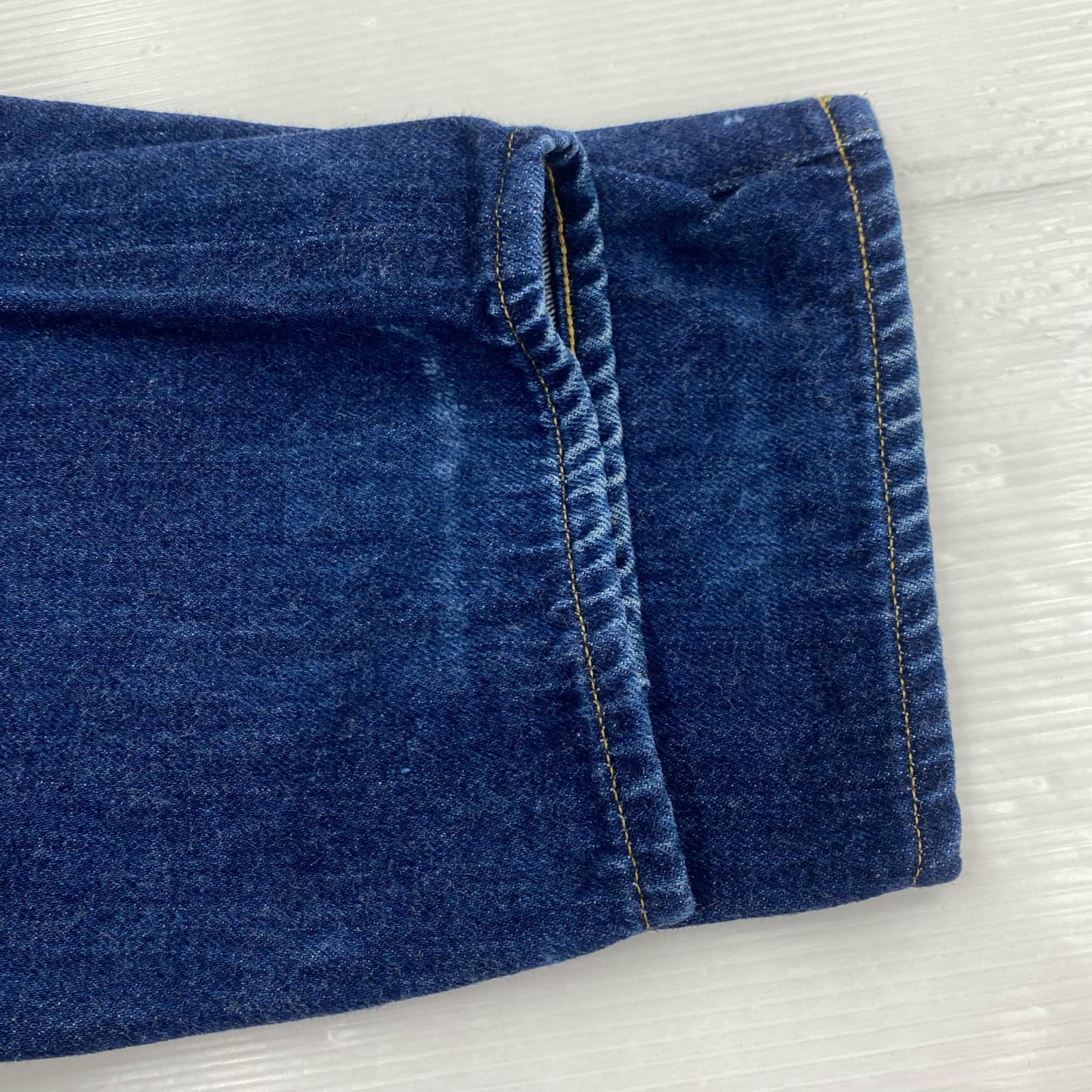 デニムパンツ WIDE TAPERED DENIM 28 ネイビー