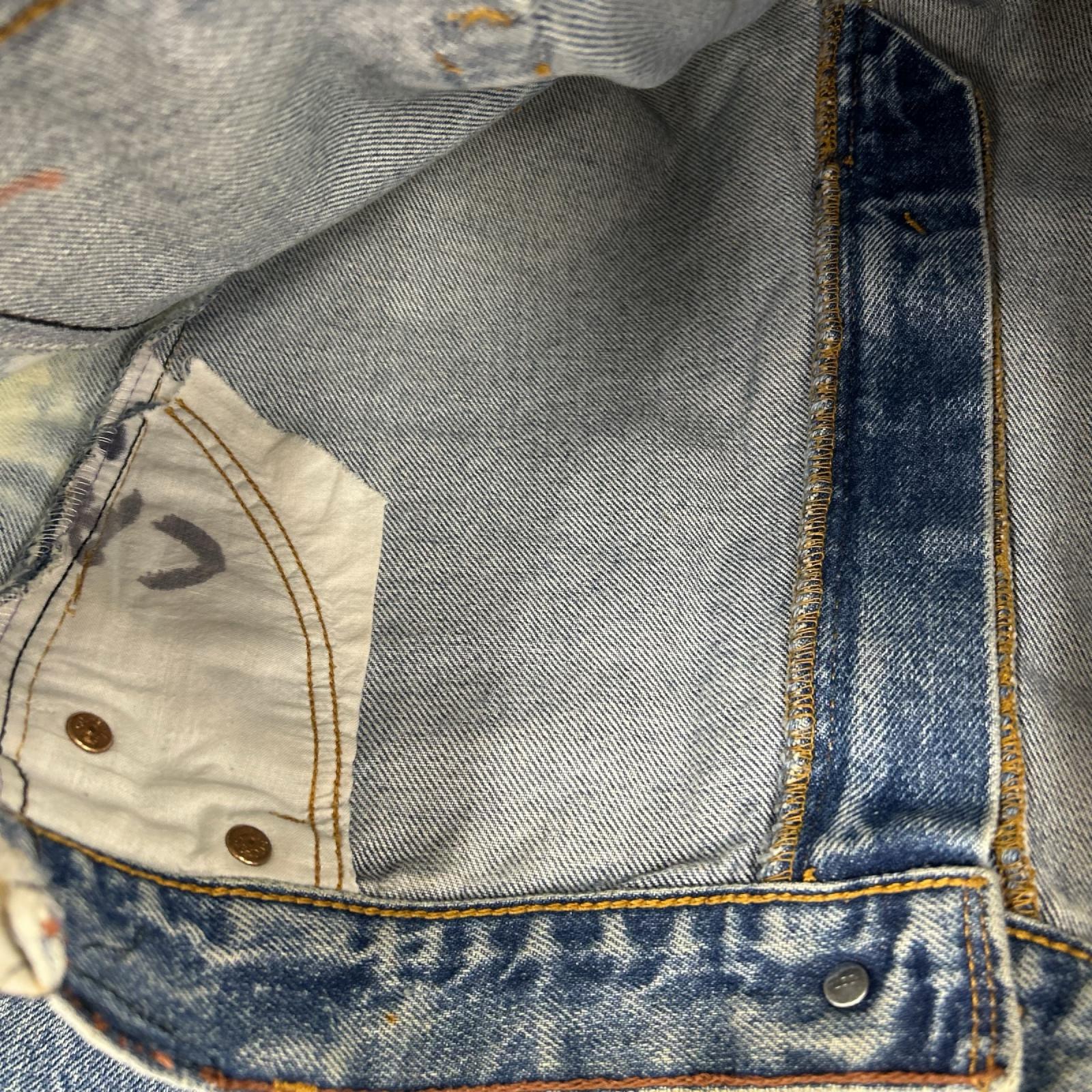 デニムパンツ signature リメイク
