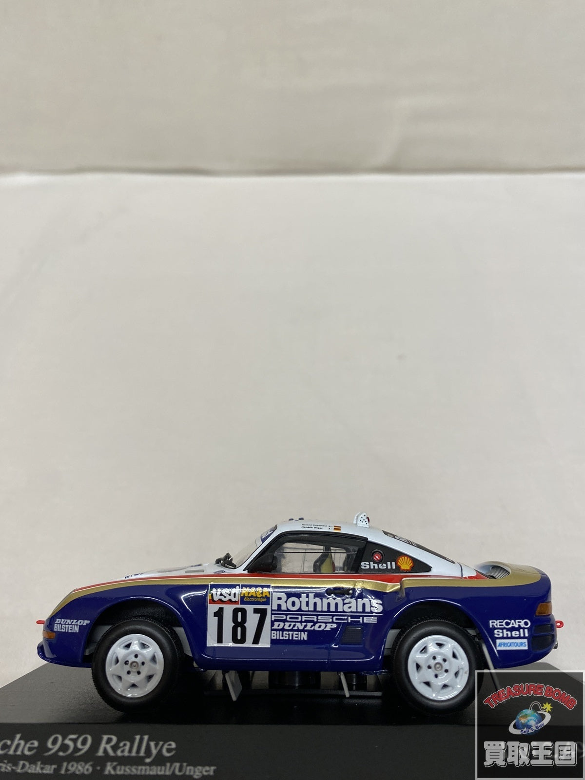ミニチャンプス Porsche 959 rallye スケールカー