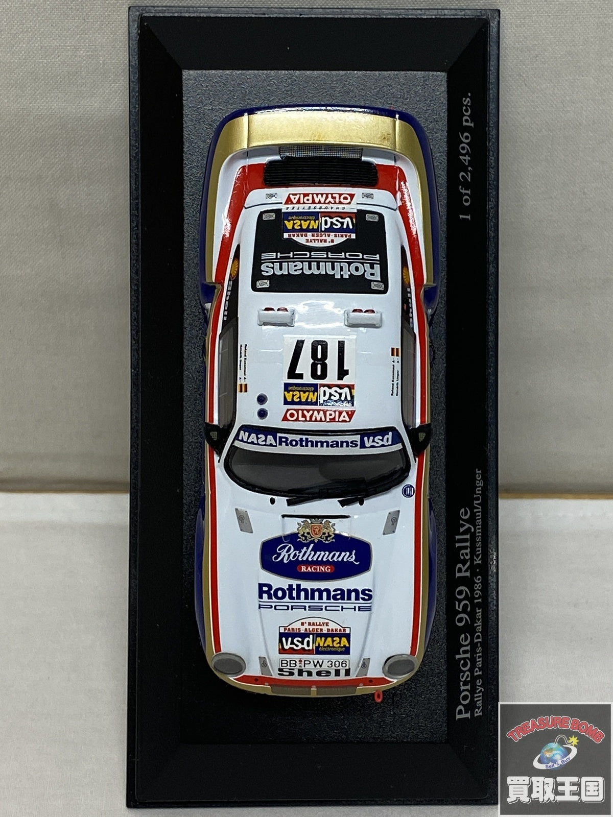 ミニチャンプス Porsche 959 rallye スケールカー