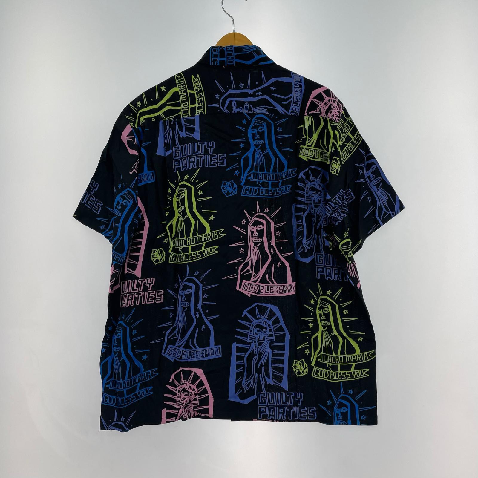 長袖シャツ WACKO MARIA 半袖シャツ ブラック M M ブラック