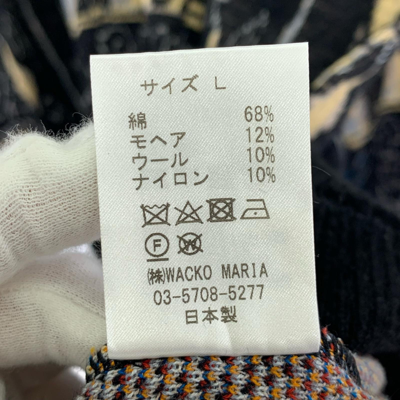 その他トップス WACKO MARIA BASQUIAT ニット L L ブラック