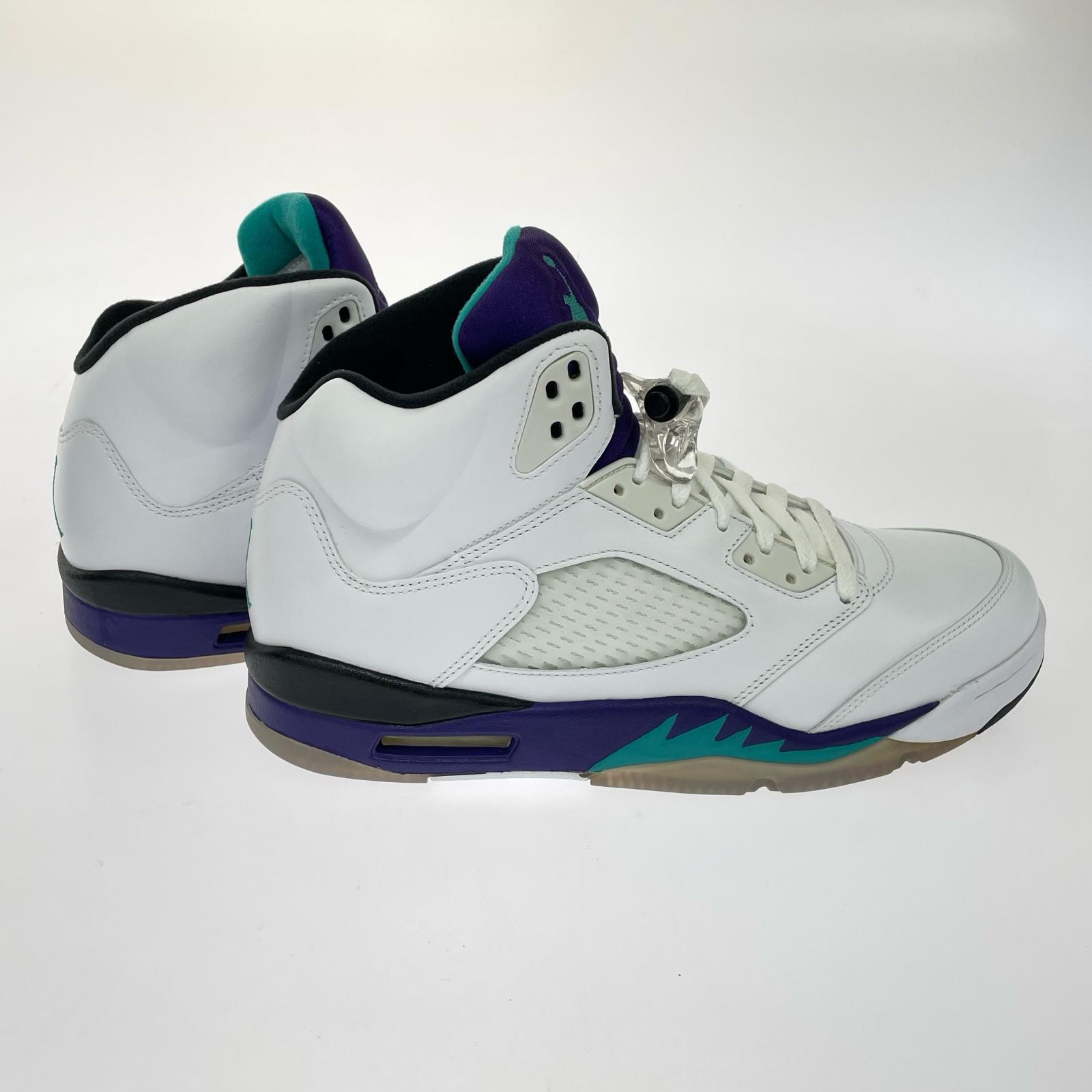 その他靴 AIR JORDAN 5 RETRO GRAPE 28.0cm 28cm (US10 UK9 1/2 EU46) ホワイト