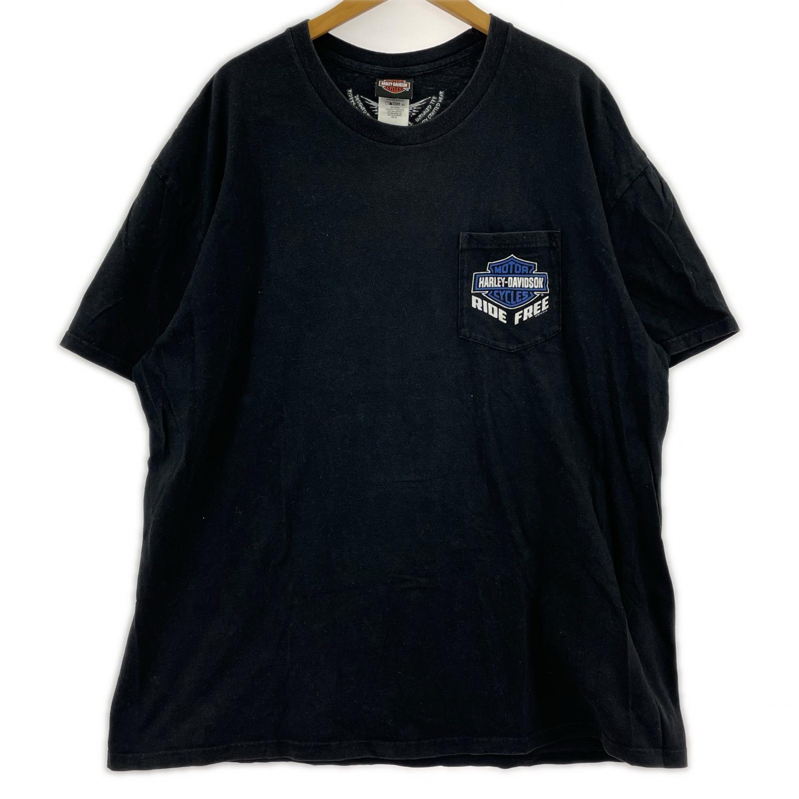 半袖Tシャツ LONGHORN 黒 ブラック