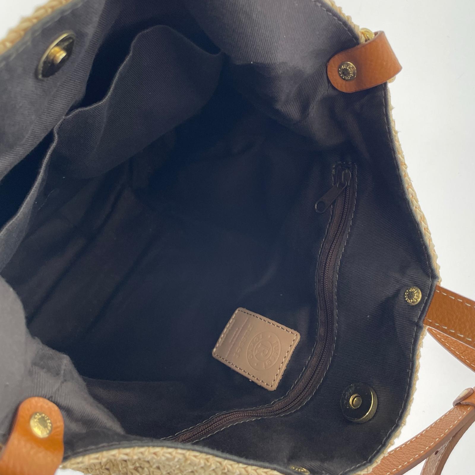 ショルダーバッグ 2WAY カゴバッグ ベージュ