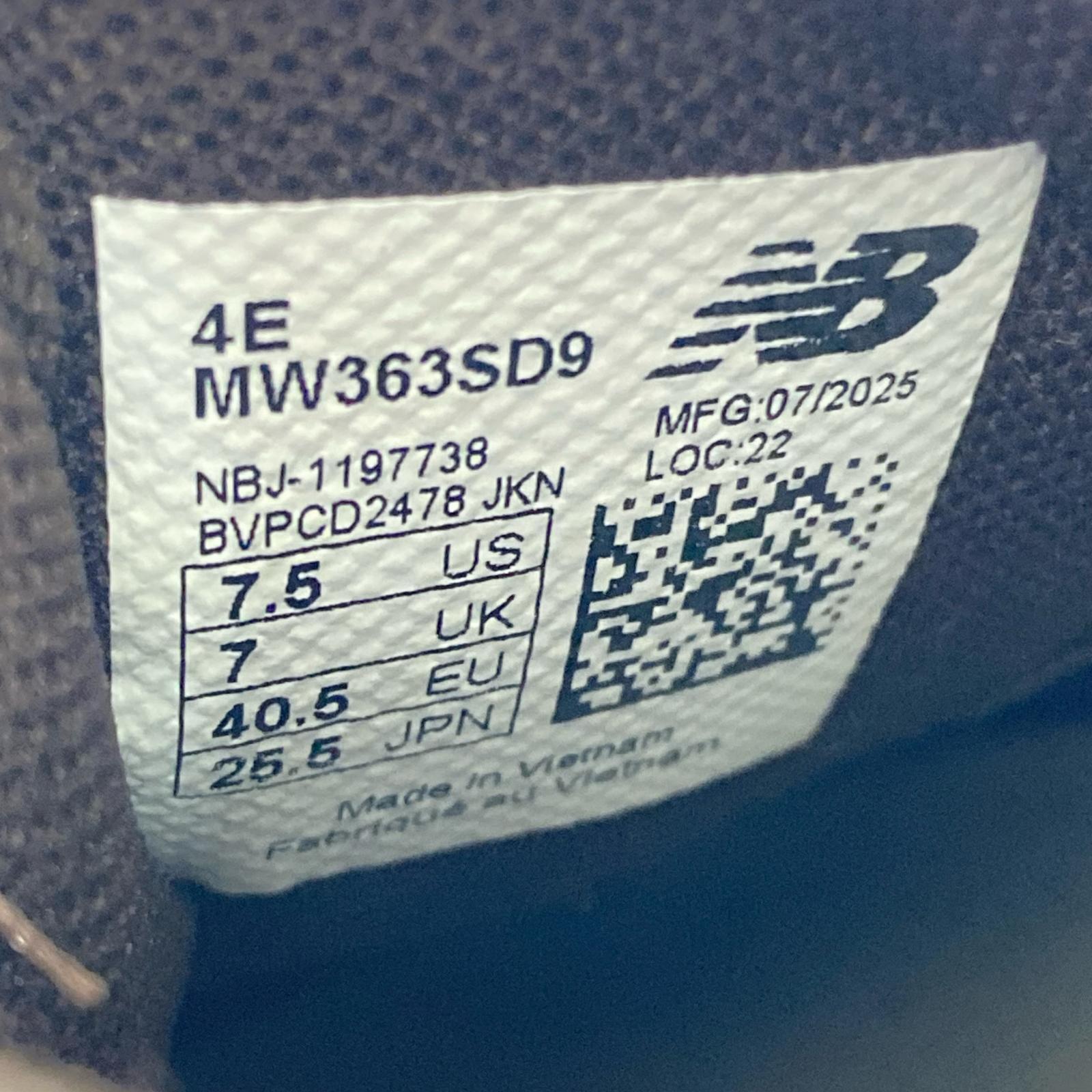 スニーカー MW363SD9 (25.5cm) 茶 25.5cm (US7 1/2 UK7 EU41) ブラウン