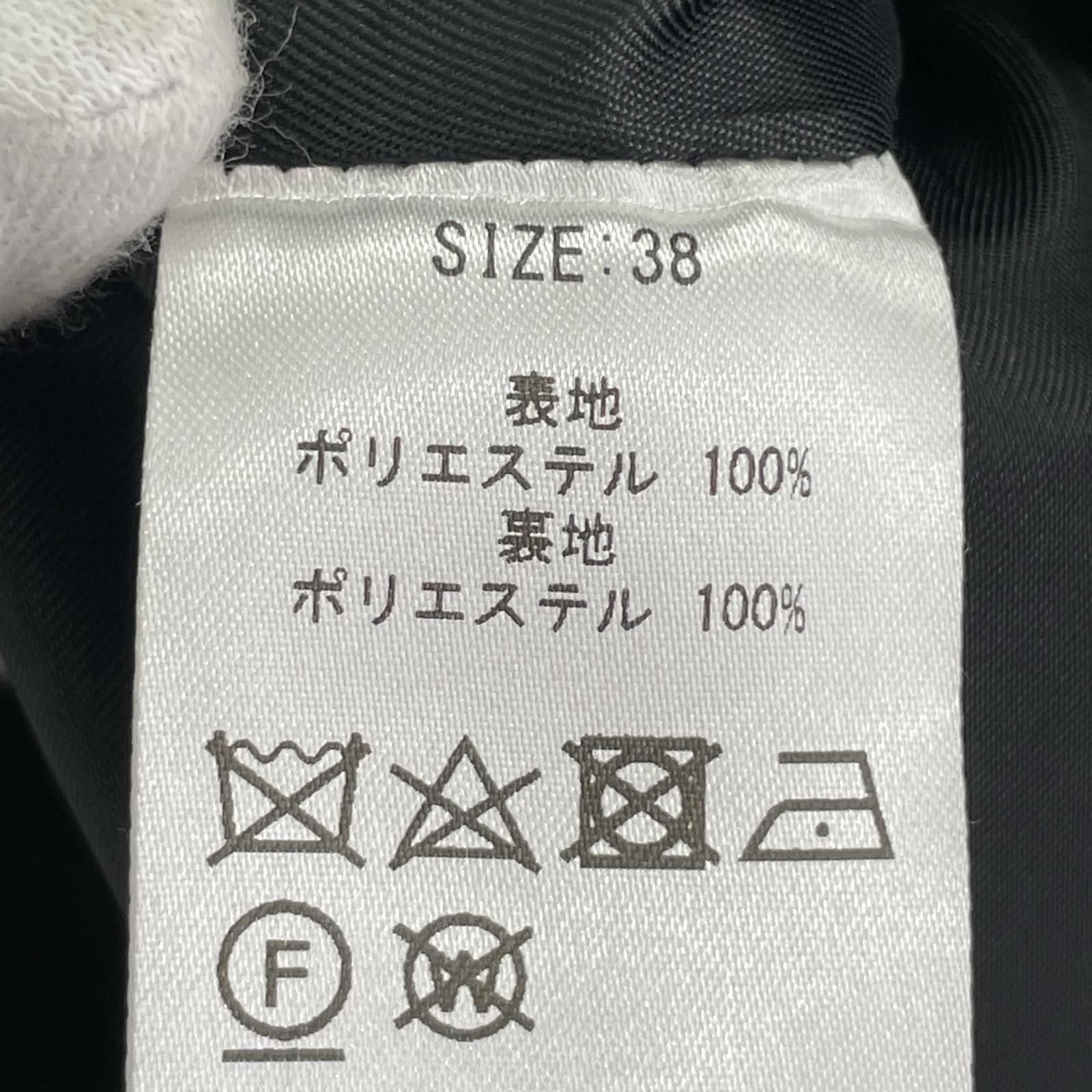 テーラードジャケット YOHEI OHNO TEL AVIV SHORT JACKET 黒 (38) 38 ブラック