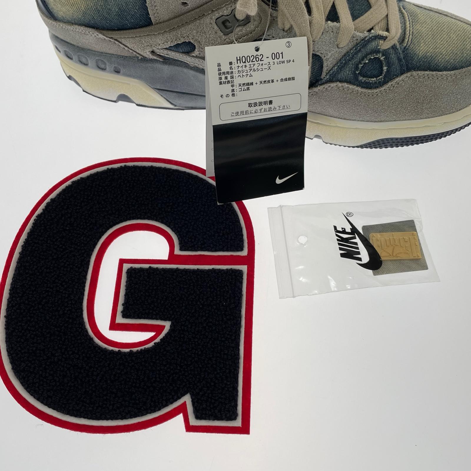 スニーカー NIGOR × Levi's × Nike Air Force 3 27.5cm 27.5cm (US9 1/2 UK9 EU45)